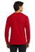 Gildan G2400/G240/2400 Mens Ultra Long Sleeve Crewneck T-Shirt Red Model Back