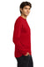 Gildan G2400/G240/2400 Mens Ultra Long Sleeve Crewneck T-Shirt Red Model Side