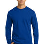 Gildan Mens Ultra Long Sleeve Crewneck T-Shirt - Royal Blue