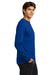 Gildan G2400/G240/2400 Mens Ultra Long Sleeve Crewneck T-Shirt Royal Blue Model Side