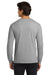 Gildan G2400/G240/2400 Mens Ultra Long Sleeve Crewneck T-Shirt Sport Grey Model Back