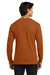 Gildan G2400/G240/2400 Mens Ultra Long Sleeve Crewneck T-Shirt Texas Orange Model Back