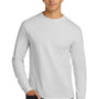 Gildan Mens Ultra Long Sleeve Crewneck T-Shirt - White