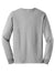 Gildan G2400/G240/2400 Mens Ultra Long Sleeve Crewneck T-Shirt Ash Grey Flat Back