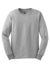 Gildan G2400/G240/2400 Mens Ultra Long Sleeve Crewneck T-Shirt Ash Grey Flat Front