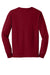 Gildan G2400/G240/2400 Mens Ultra Long Sleeve Crewneck T-Shirt Cardinal Red Flat Back