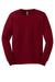 Gildan G2400/G240/2400 Mens Ultra Long Sleeve Crewneck T-Shirt Cardinal Red Flat Front