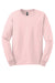 Gildan G2400/G240/2400 Mens Ultra Long Sleeve Crewneck T-Shirt Light Pink Flat Front