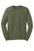 Gildan G2400/G240/2400 Mens Ultra Long Sleeve Crewneck T-Shirt Military Green Flat Front