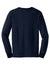 Gildan G2400/G240/2400 Mens Ultra Long Sleeve Crewneck T-Shirt Navy Blue Flat Back