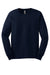 Gildan G2400/G240/2400 Mens Ultra Long Sleeve Crewneck T-Shirt Navy Blue Flat Front