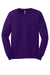 Gildan G2400/G240/2400 Mens Ultra Long Sleeve Crewneck T-Shirt Purple Flat Front