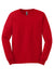 Gildan G2400/G240/2400 Mens Ultra Long Sleeve Crewneck T-Shirt Red Flat Front