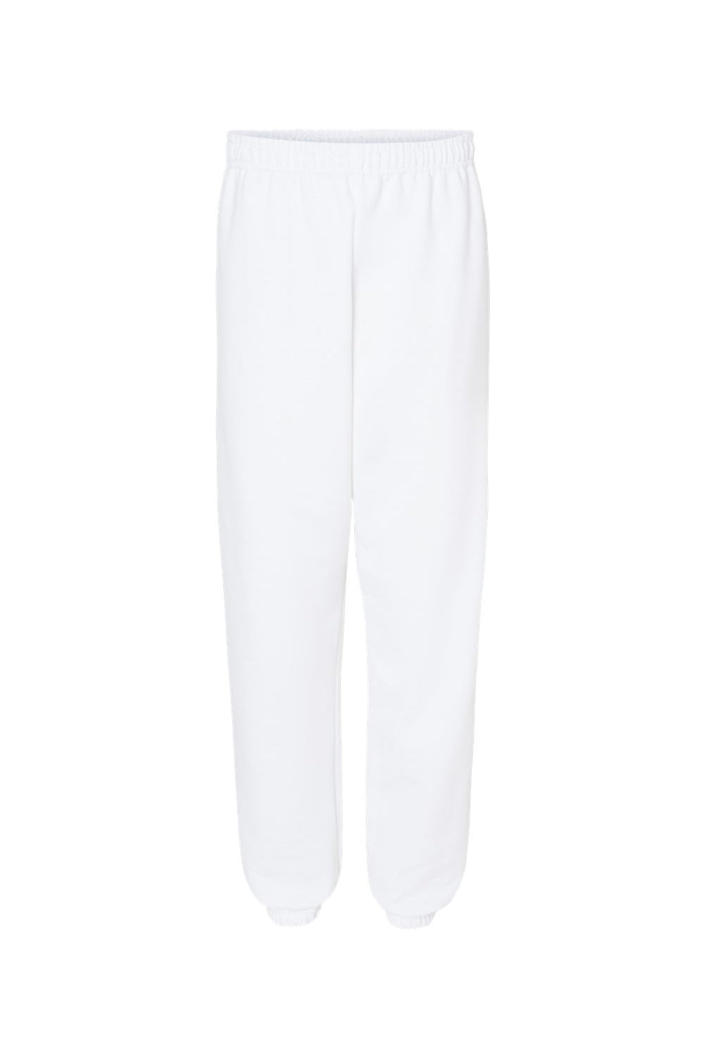 Gildan 18200 Mens Heavy Blend Sweatpants White Flat Front