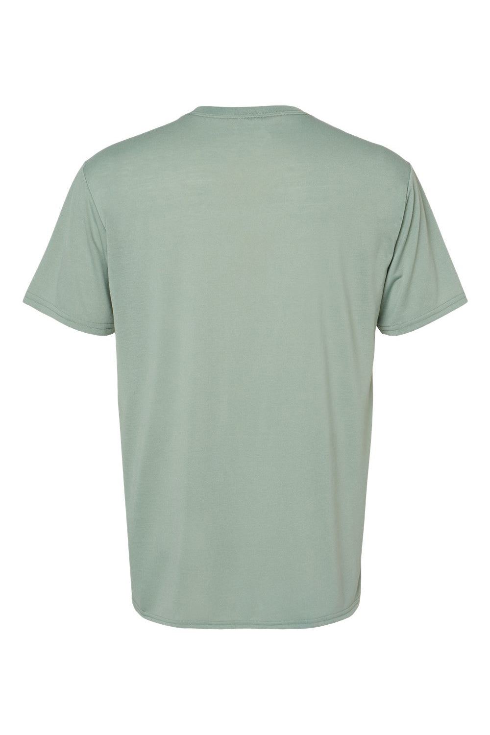 Gildan 42000/G420 Mens Performance Jersey Moisture Wicking Short Sleeve Crewneck T-Shirt Sage Green Flat Back