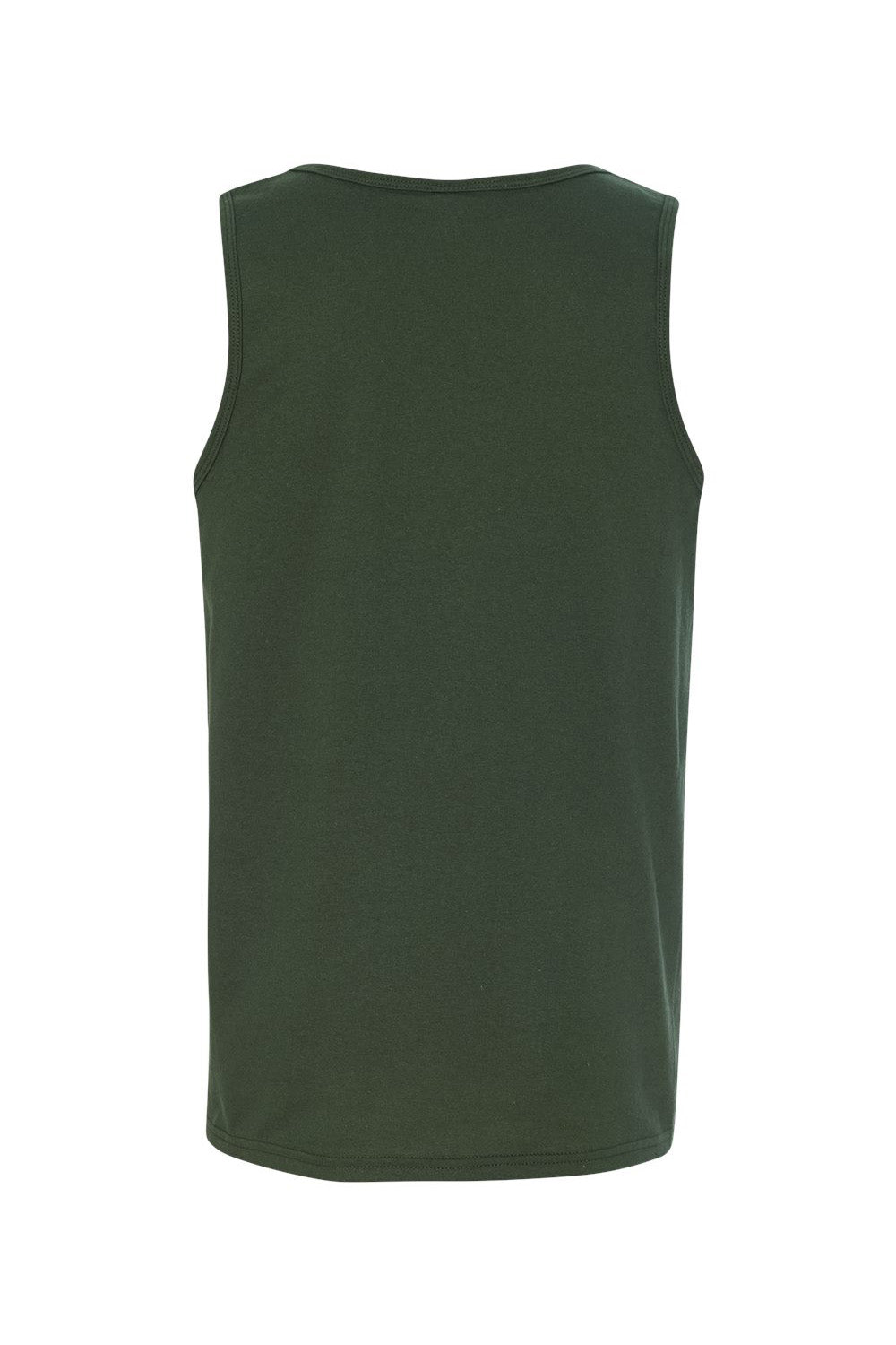 Gildan G5200/G520/5200 Mens Tank Top Forest Green Flat Back