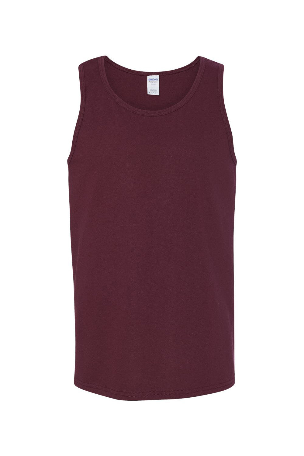 Gildan G5200/G520/5200 Mens Tank Top Maroon Flat Front