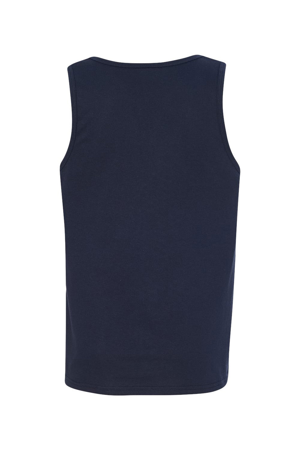 Gildan G5200/G520/5200 Mens Tank Top Navy Blue Flat Back