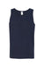 Gildan G5200/G520/5200 Mens Tank Top Navy Blue Flat Front