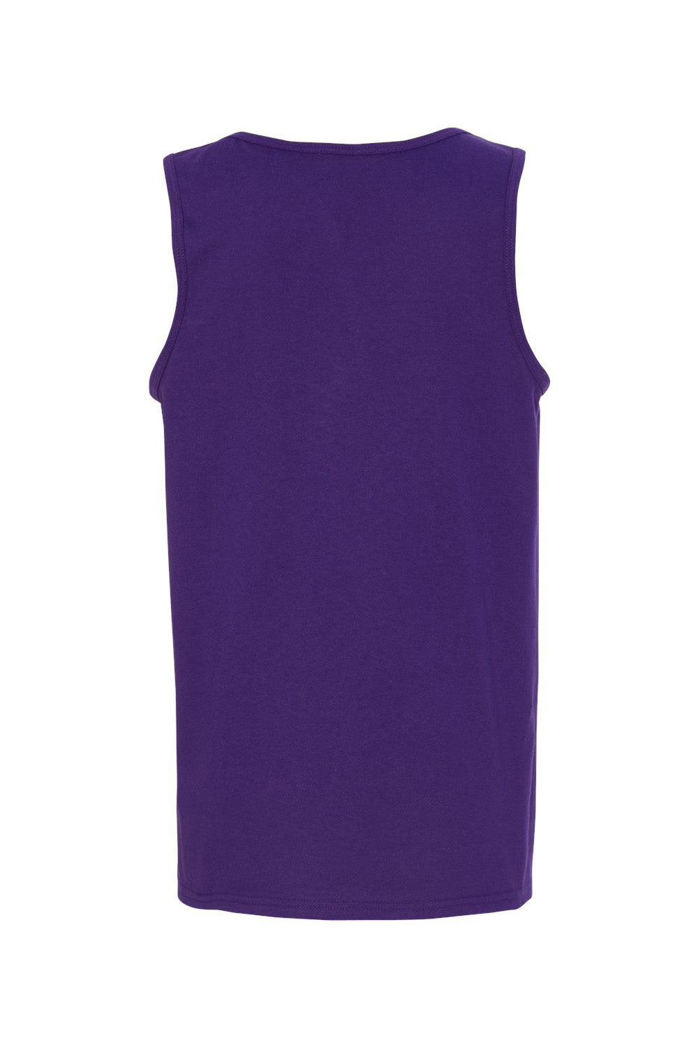 Gildan G5200/G520/5200 Mens Tank Top Purple Flat Back