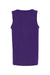 Gildan G5200/G520/5200 Mens Tank Top Purple Flat Back