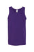 Gildan G5200/G520/5200 Mens Tank Top Purple Flat Front