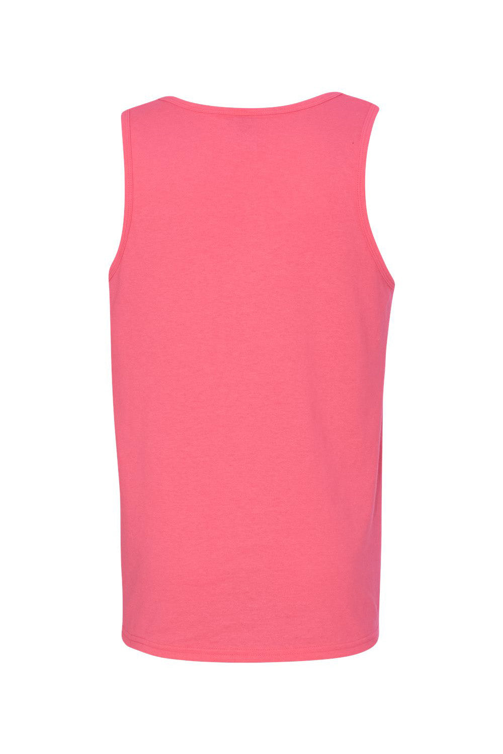 Gildan G5200/G520/5200 Mens Tank Top Safety Pink Flat Back