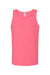 Gildan G5200/G520/5200 Mens Tank Top Safety Pink Flat Front