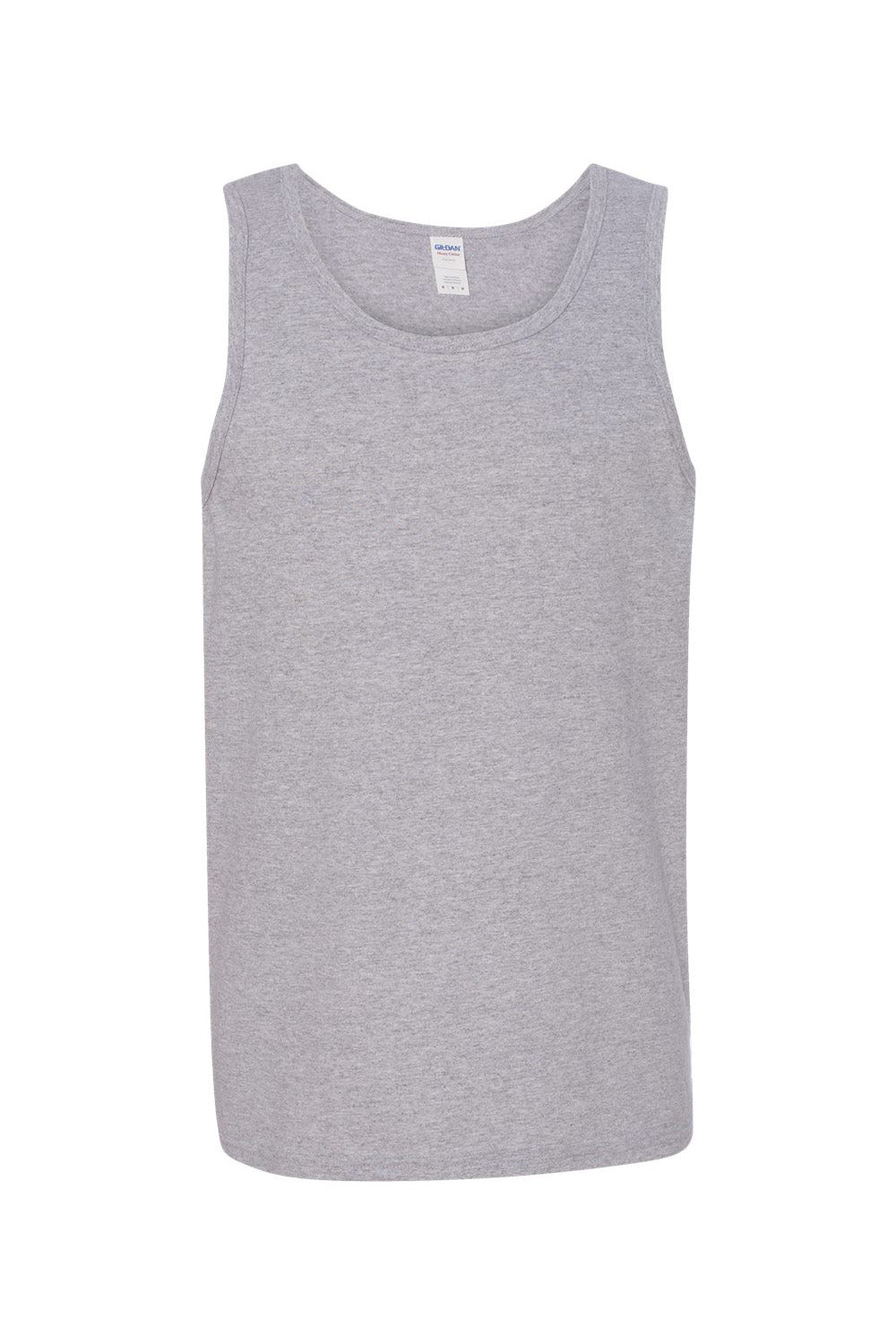 Gildan G5200/G520/5200 Mens Tank Top Sport Grey Flat Front