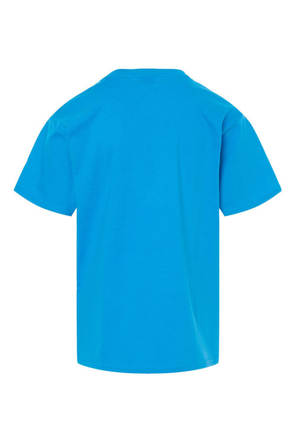 Gildan 64000B Youth Softstyle Short Sleeve Crewneck T-Shirt Sapphire Blue Flat Back