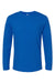 Gildan 64400/G644 Mens Softstyle Long Sleeve Crewneck T-Shirt Royal Blue Flat Front