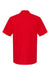 Gildan G648 Mens SoftStyle Double Pique Short Sleeve Polo Shirt Red Flat Back