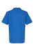 Gildan G648 Mens SoftStyle Double Pique Short Sleeve Polo Shirt Royal Blue Flat Back