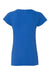 Gildan 64V00L/G64VL Womens Softstyle Short Sleeve V-Neck T-Shirt Royal Blue Flat Back