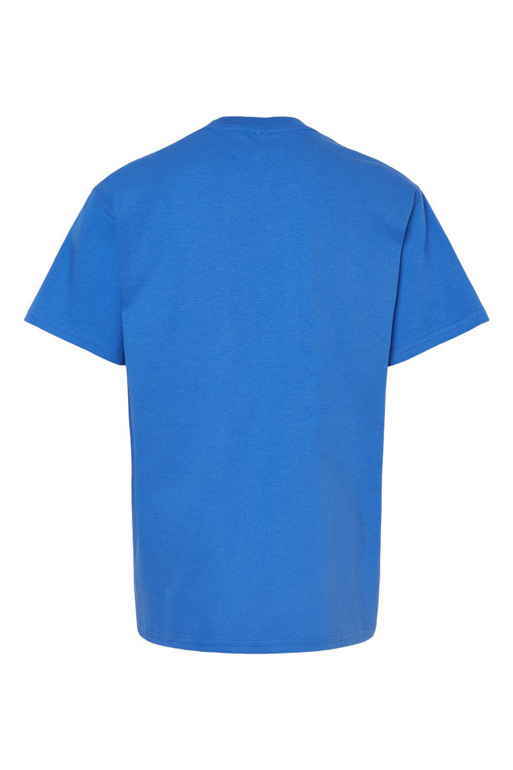 Gildan G650B Youth Softstyle Short Sleeve Crewneck T-Shirt Royal Blue Flat Back