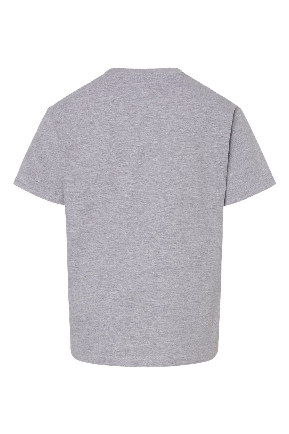 Gildan G650B Youth Softstyle Short Sleeve Crewneck T-Shirt Sport Grey Flat Back