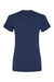 Gildan G650L Womens Softstyle Short Sleeve Crewneck T-Shirt Navy Blue Flat Back