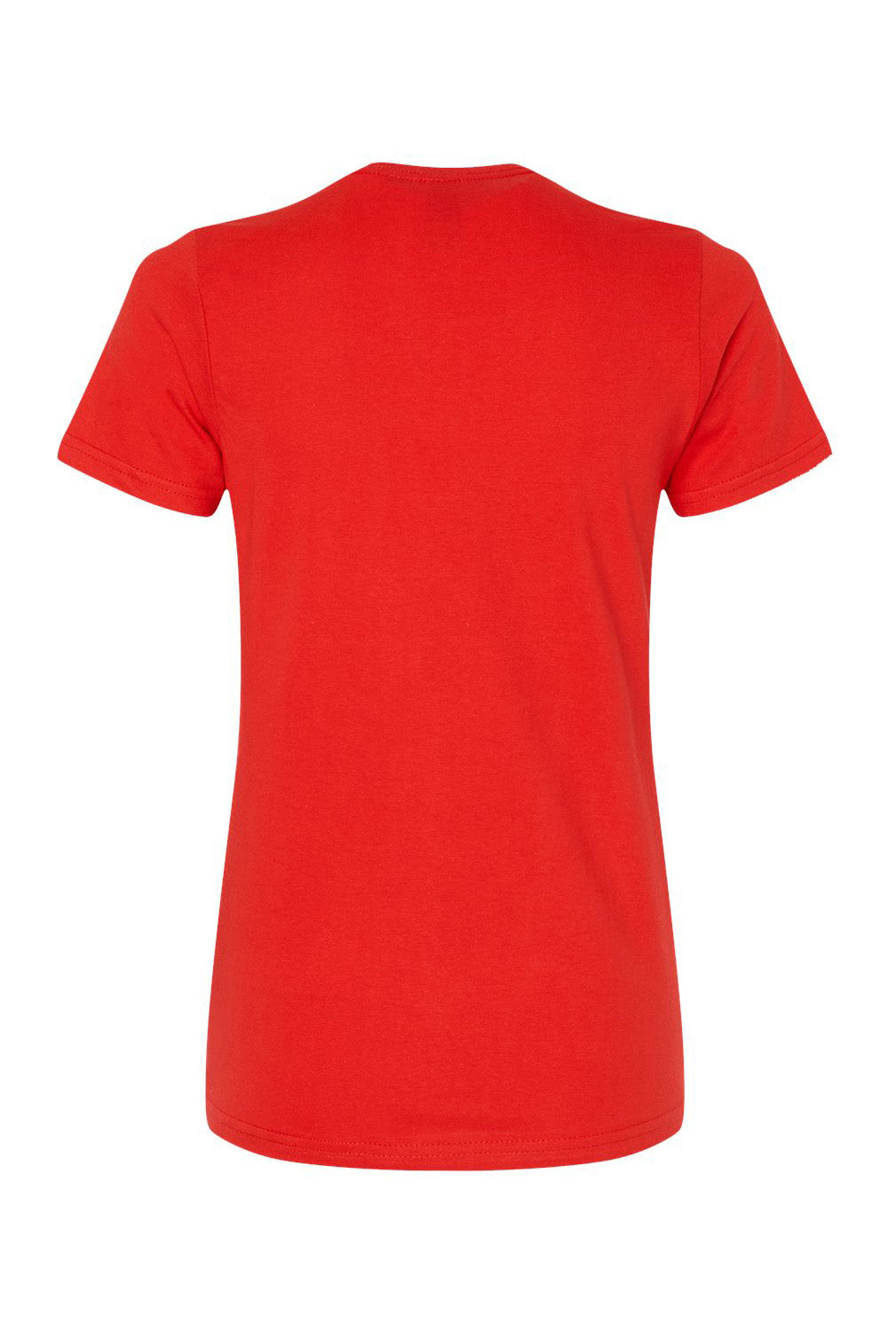 Gildan G650L Womens Softstyle Short Sleeve Crewneck T-Shirt Red Flat Back