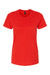 Gildan G650L Womens Softstyle Short Sleeve Crewneck T-Shirt Red Flat Front