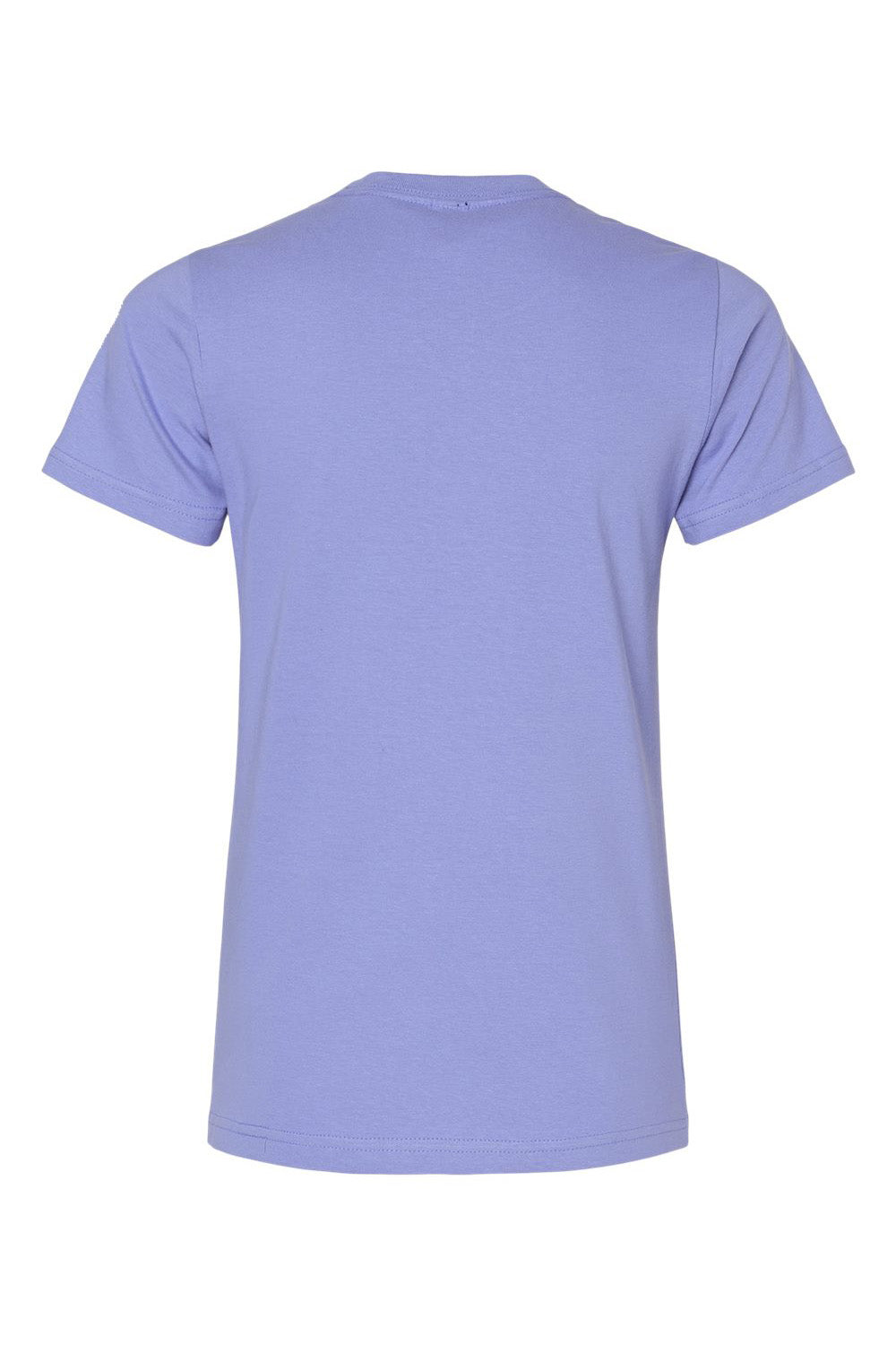 Gildan G650L Womens Softstyle Short Sleeve Crewneck T-Shirt Violet Flat Back