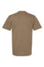 Gildan G650 Mens Softstyle Short Sleeve Crewneck T-Shirt Savana Brown Flat Back