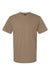 Gildan G650 Mens Softstyle Short Sleeve Crewneck T-Shirt Savana Brown Flat Front