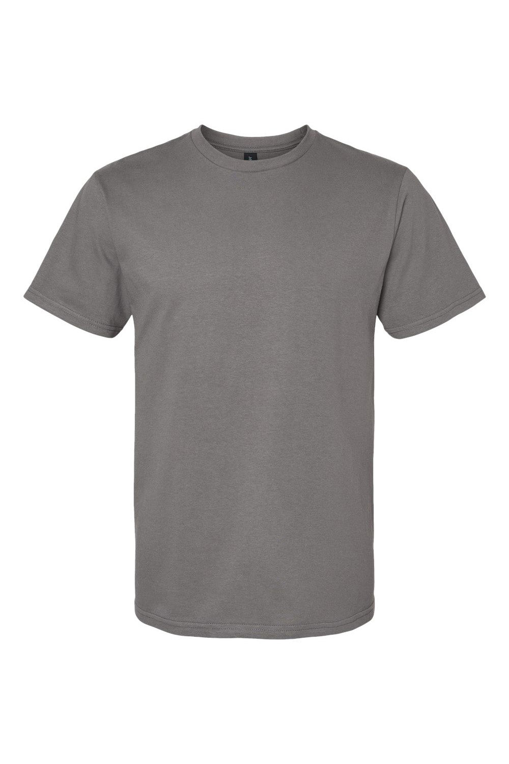 Gildan G650 Mens Softstyle Short Sleeve Crewneck T-Shirt Charcoal Grey Flat Front