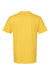 Gildan G650 Mens Softstyle Short Sleeve Crewneck T-Shirt Daisy Yellow Flat Back