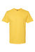 Gildan G650 Mens Softstyle Short Sleeve Crewneck T-Shirt Daisy Yellow Flat Front