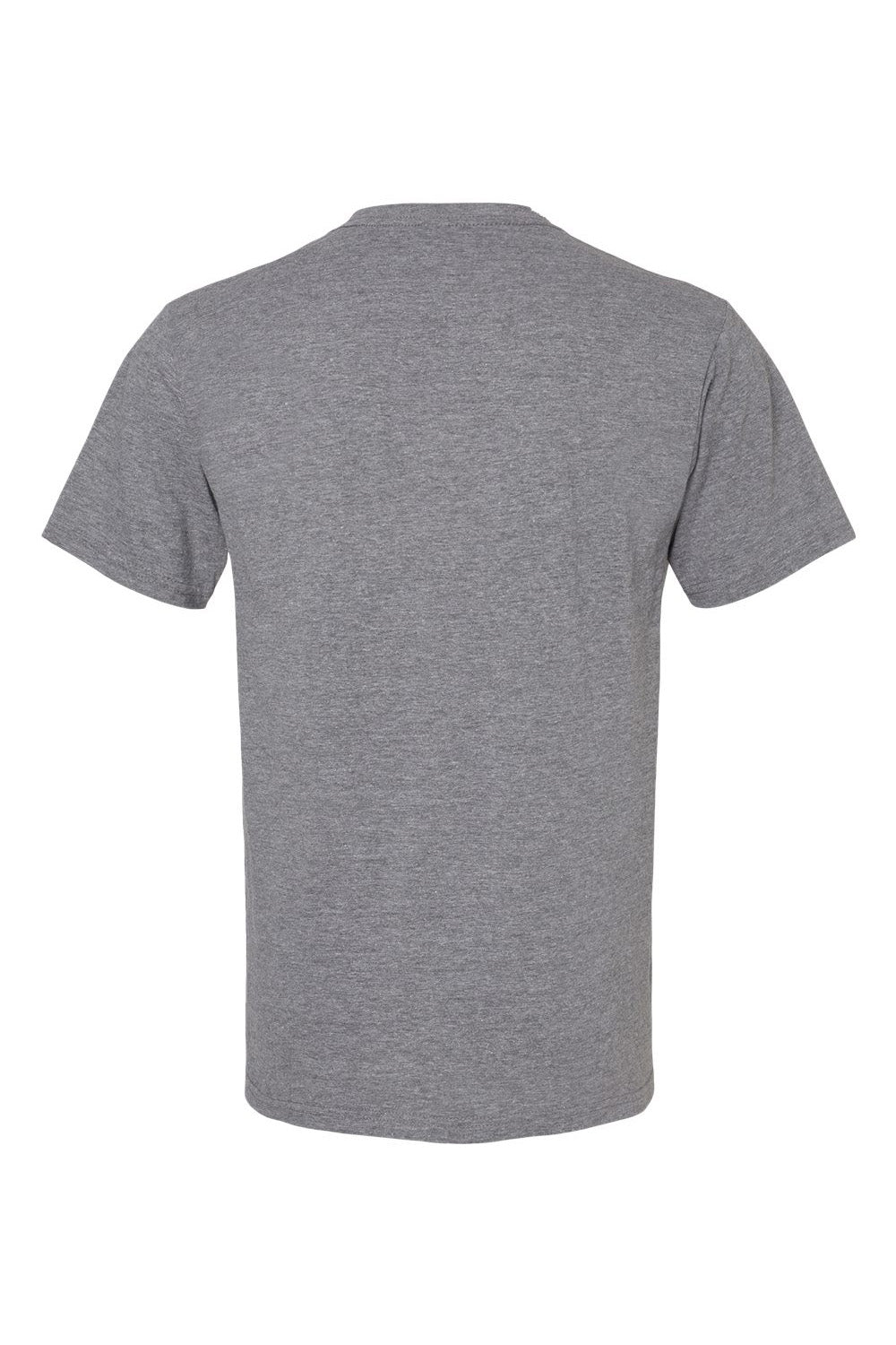 Gildan G650 Mens Softstyle Short Sleeve Crewneck T-Shirt Heather Graphite Grey Flat Back