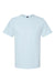 Gildan G650 Mens Softstyle Short Sleeve Crewneck T-Shirt Light Blue Flat Front