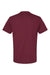 Gildan G650 Mens Softstyle Short Sleeve Crewneck T-Shirt Maroon Flat Back