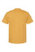 Gildan G650 Mens Softstyle Short Sleeve Crewneck T-Shirt Mustard Yellow Flat Back