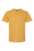 Gildan G650 Mens Softstyle Short Sleeve Crewneck T-Shirt Mustard Yellow Flat Front